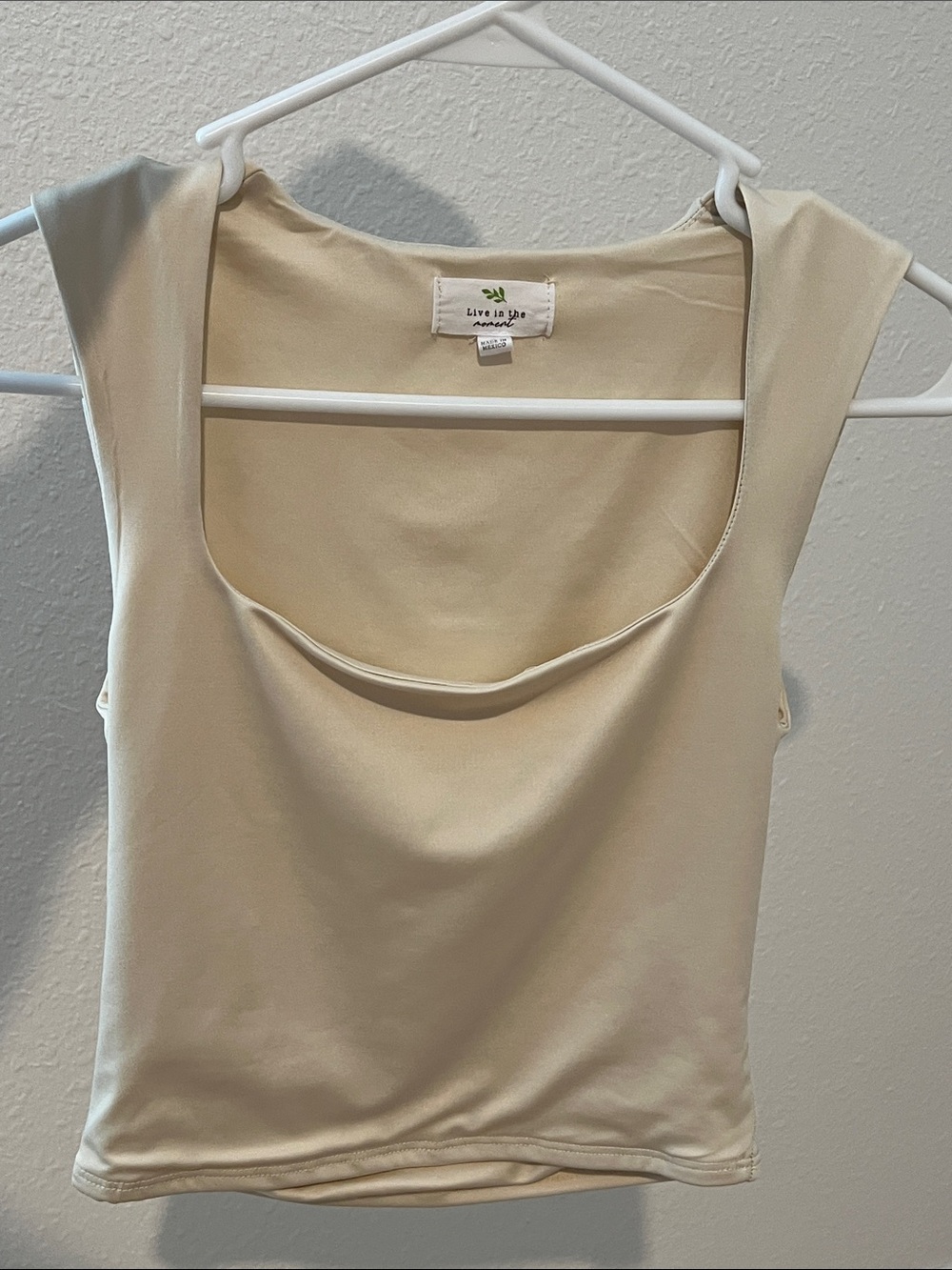 Small Cream Tank Blouse